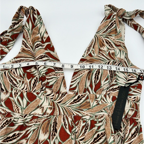 HOUSE OF HARLOW 1960 - Linen Blend Tiered Dress - Picture 9 of 12